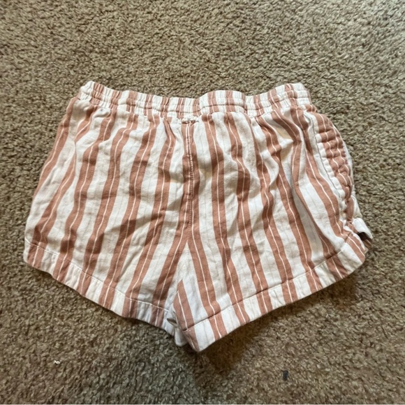 Billabong Stripe Road Trippin' Shorts Drawstring Pockets Lightweight Lounge M - Picture 3 of 9